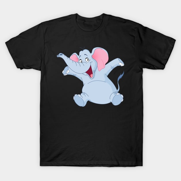 Laughing Elephant T-Shirt by MonkeyBusiness